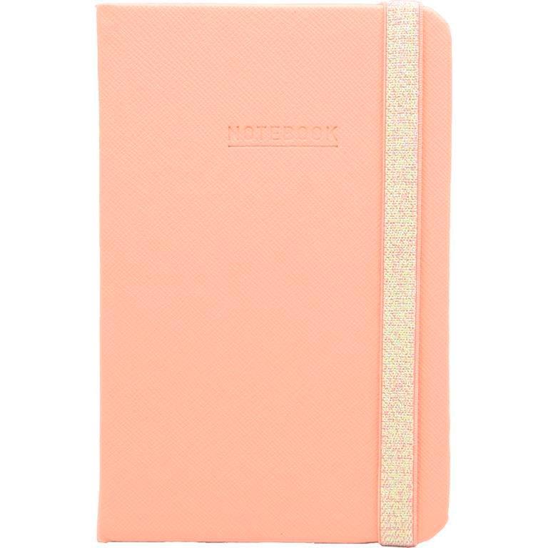 LIBRETA ENCUADERNADA CAMPUS UNIVERSITY NOTEBOOK A6 96 HOJAS 80 GRAMOS CON GOMA ROSA LISO