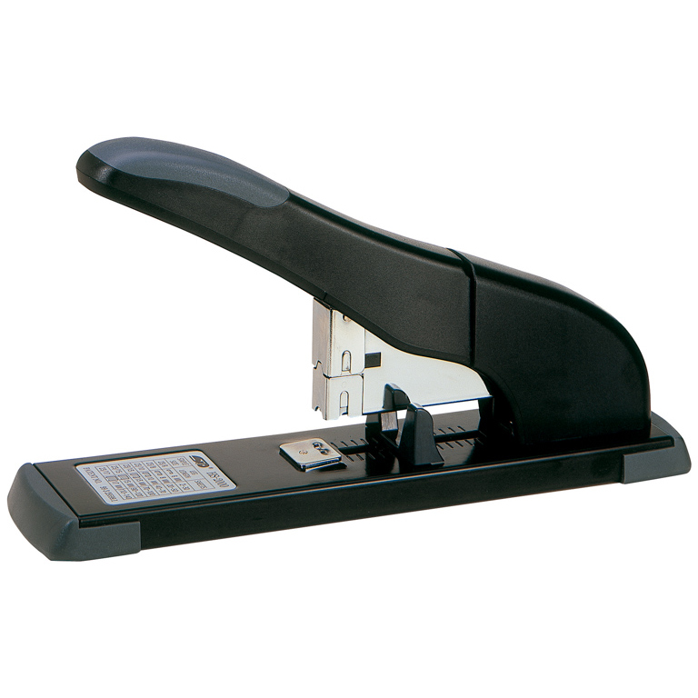 GRAPADORA PROFESIONAL DE GRUESOS PLUS OFFICE HS-2000 PLASTICO ABS COLOR NEGRO CAPACIDAD 140 HOJAS