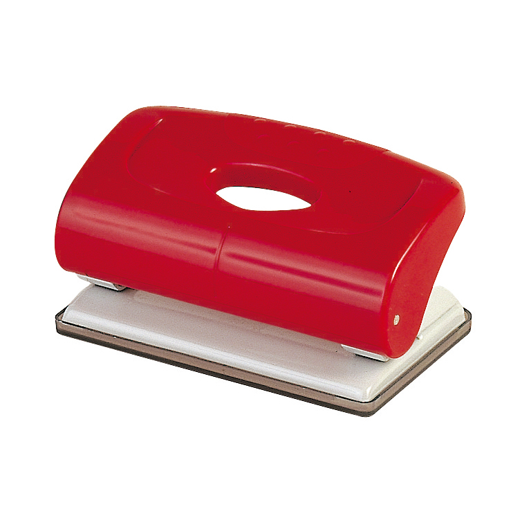 TALADRADOR SOBREMESA PLUS OFFICE 160 COLOR ROJO CAPACIDAD 10 HOJAS