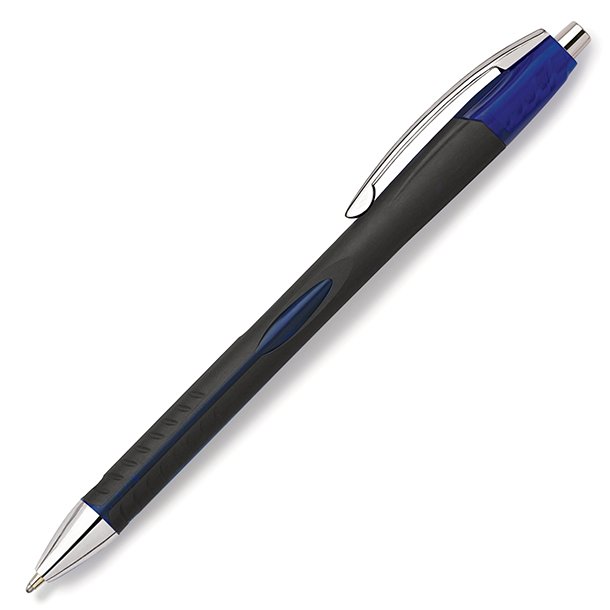 BOLÍGRAFO RETRACTIL PLUS OFFICE AEROGRIP COLOR AZUL 0,7 MM