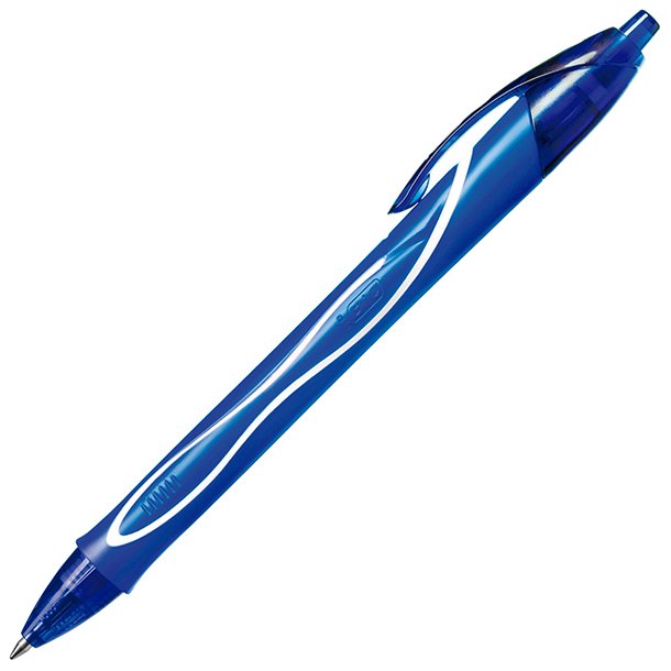 BOLÍGRAFO RETRACTIL BIC GELOCITY QUICK DRY COLOR AZUL