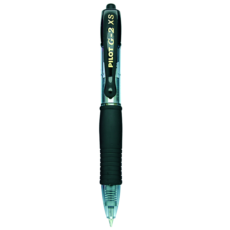 BOLÍGRAFO RETRACTIL PILOT G-2 XS PIXIE COLOR NEGRO TINTA GEL