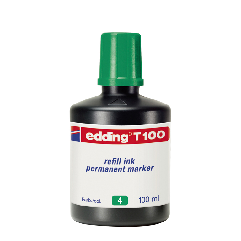 TINTA EDDING T-100 100 ML. VERDE