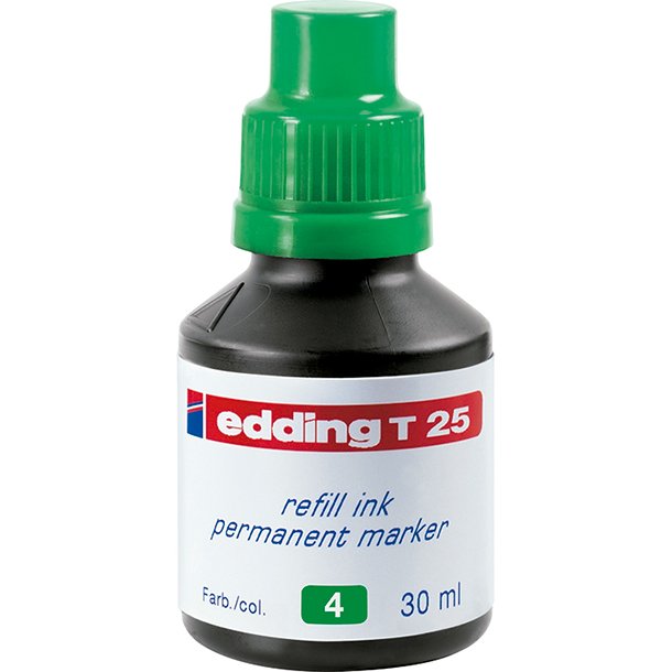 TINTA EDDING T-25 30ML. VERDE