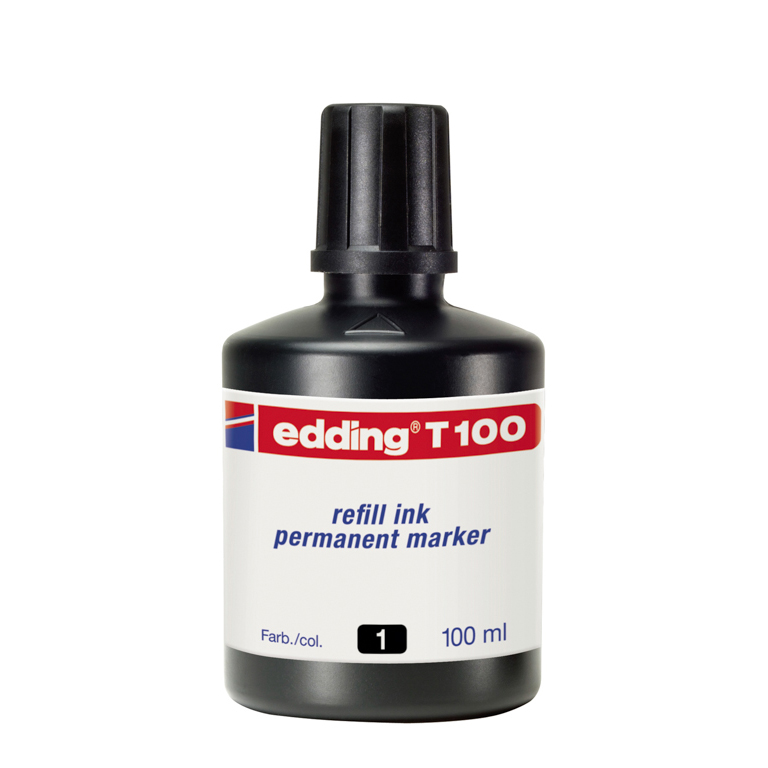 TINTA EDDING T-100 100 ML. NEGRO