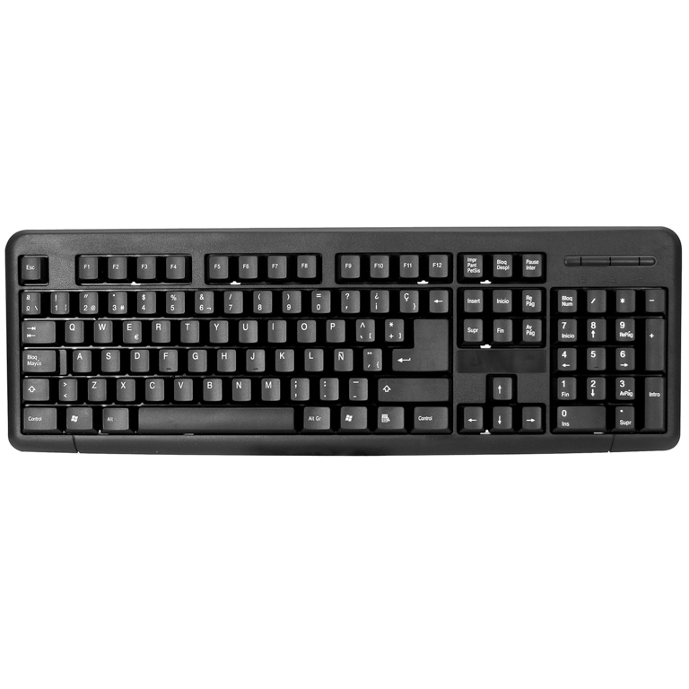 TECLADO PLUS MULTIMEDIA CLASSIC NEGRO
