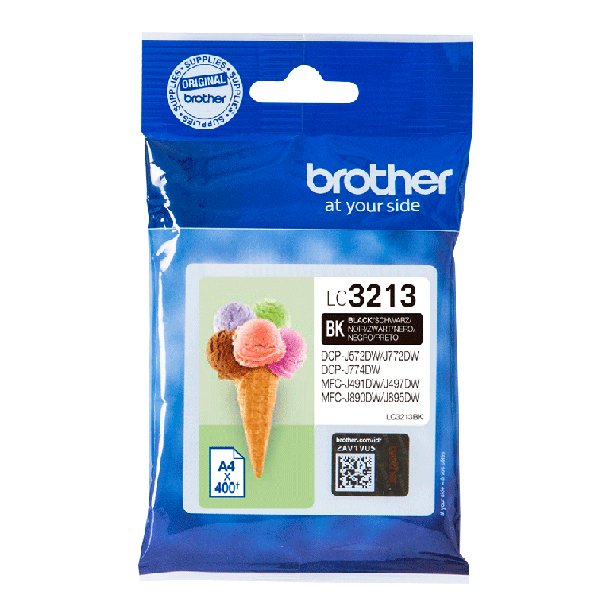 CARTUCHO BROTHER LC3213BK NEGRO