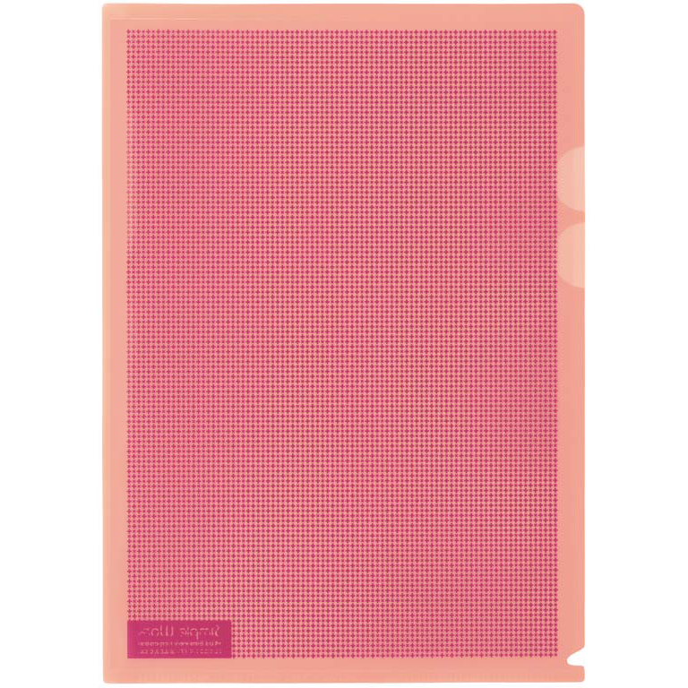 CARPETA FUNDA PLUS OFFICE CAMUFLAJE DOSSIER UÑERO ANGULO RECTO A4+ 220X310MM. COLOR FUCSIA