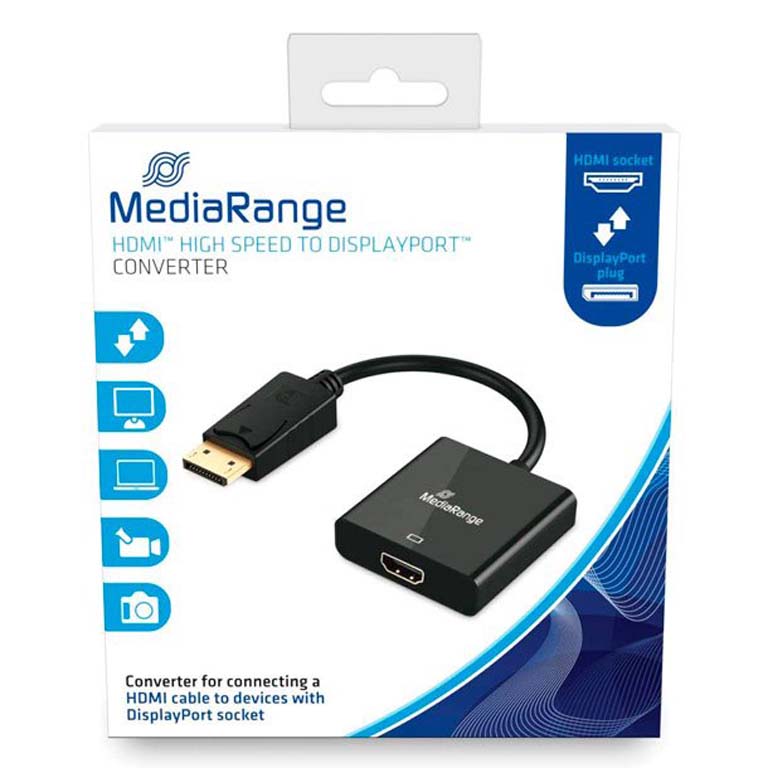 CABLE DISPLAYPORT A HDMI 20CM MEDIARANGE