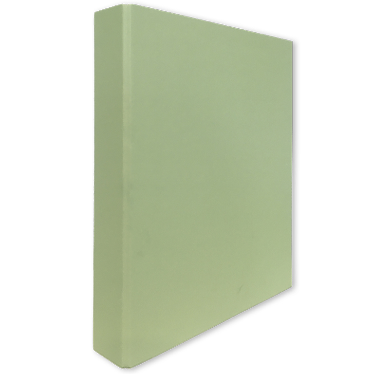 CARPETA ANILLAS PLUS OFFICE FOLIO CARTÓN FORRADO PP 4/25MM VERDE PASTEL