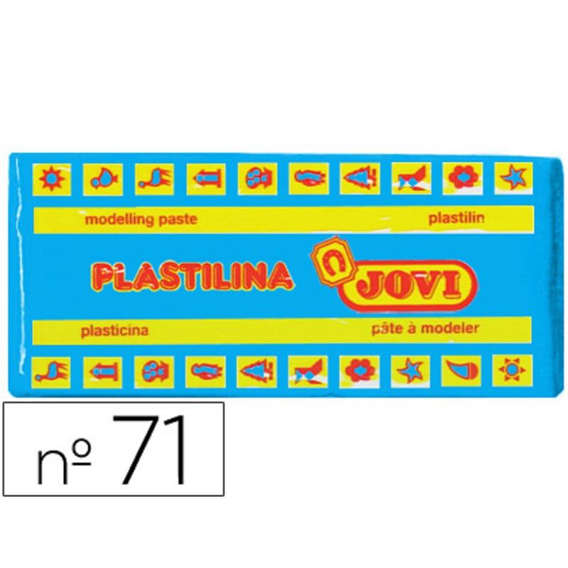 PLASTILINA JOVI MEDIANA 150 GRAMOS COLOR AZUL CLARO