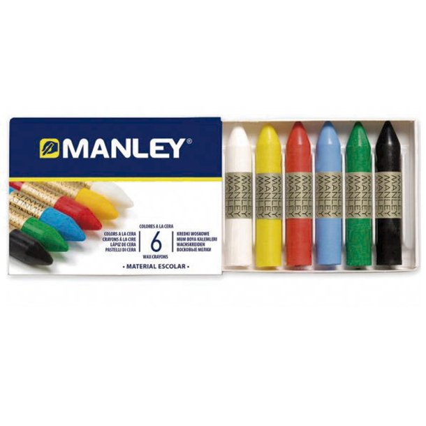 CERAS BLANDAS MANLEY 6 COLORES
