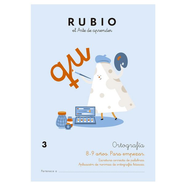 CUADERNO RUBIO ORTOGRAFÍA 3 A4