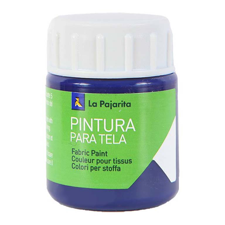 PINTURA TELA LA PAJARITA BOTE 25 ML COLOR AZUL VICTORIA