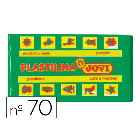 PLASTILINA JOVI PEQUEÑA 50 GR COLOR VERDE CLARO