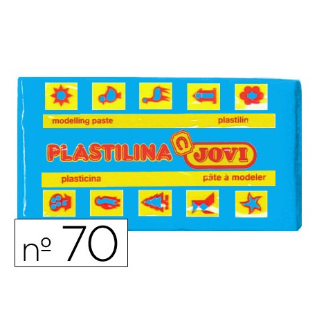 PLASTILINA JOVI PEQUEÑA 50 GRAMOS COLOR AZUL CLARO