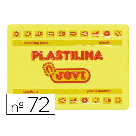 PLASTILINA JOVI GRANDE 350 GRAMOS COLOR AMARILLO