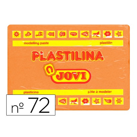 PLASTILINA JOVI GRANDE 350 GRAMOS COLOR NARANJA