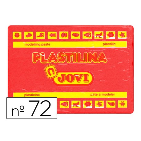 PLASTILINA JOVI GRANDE 350 GRAMOS COLOR ROJA