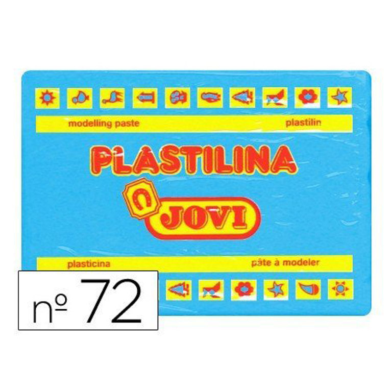 PLASTILINA JOVI GRANDE 350 GRAMOS COLOR AZUL CLARO