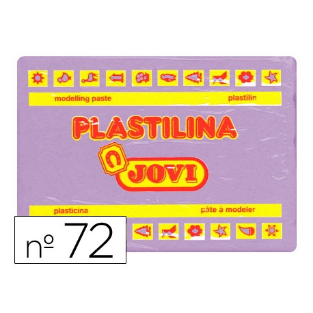 PLASTILINA JOVI GRANDE 350 GRAMOS COLOR LILA