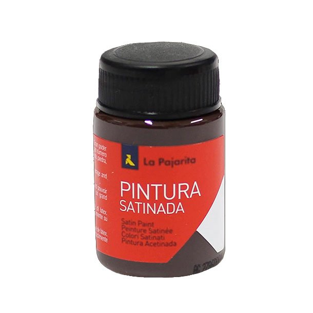 TEMPERA LATEX SATINADA LA PAJARITA BOTE 35ML COLOR SOMBRA TOSTADA