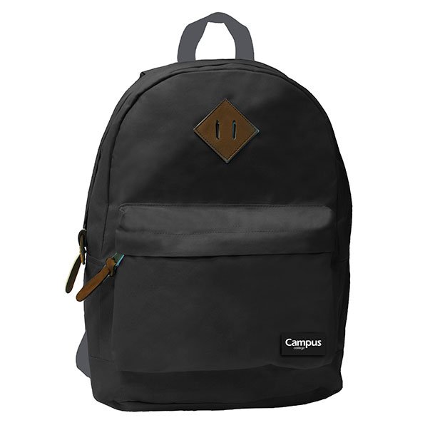 MOCHILA CAMPUS CASUAL NEGRA