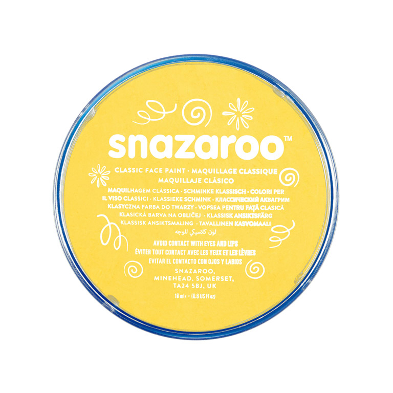 MAQUILLAJE SNAZAROO PASTILLA 75 ML AMARILLO