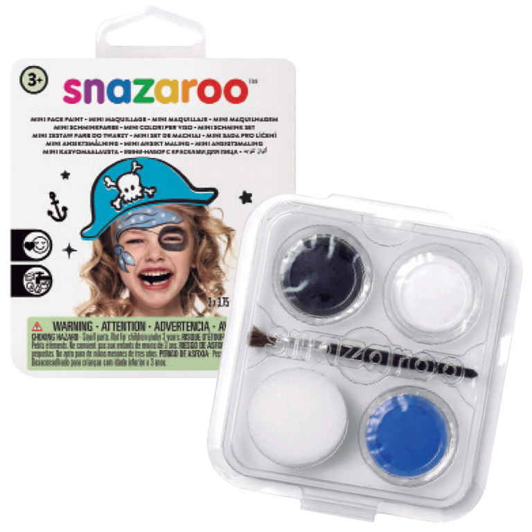 MAQUILLAJE SNAZAROO MINI KIT PIRATA AZUL